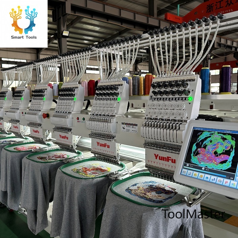 Embroidery Needle - [2026] YUNFU High-Speed 6-Head Cap Embroidery