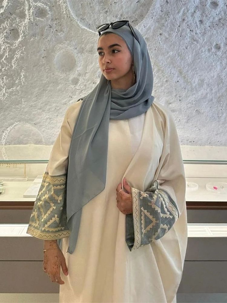 Embroidery Kebaya - Eid Embroidery Kimono Abaya Dubai Luxury
