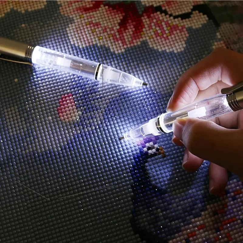 Embroidery Artwork - LED Light Diamond Painting Pen 1
