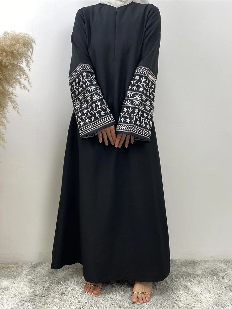 Embroidery Kebaya - Eid Kaftan Abaya Dubai Kebaya Solid