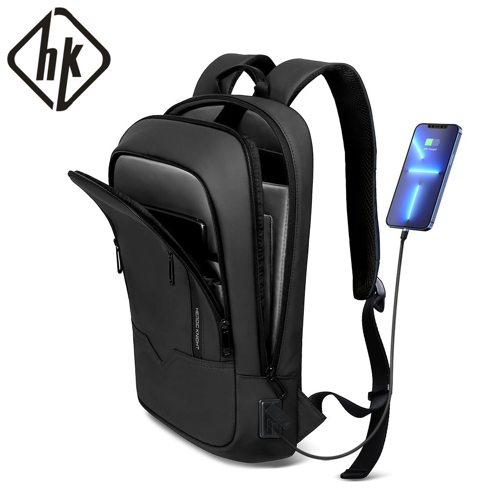 Embroidery Frame - HK Slim Business Backpack for Men