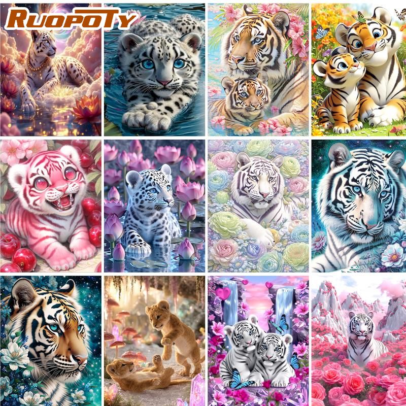 Embroidery Ideas For Bags - RUOPOTY Diamond Painting Kits Original Gifts