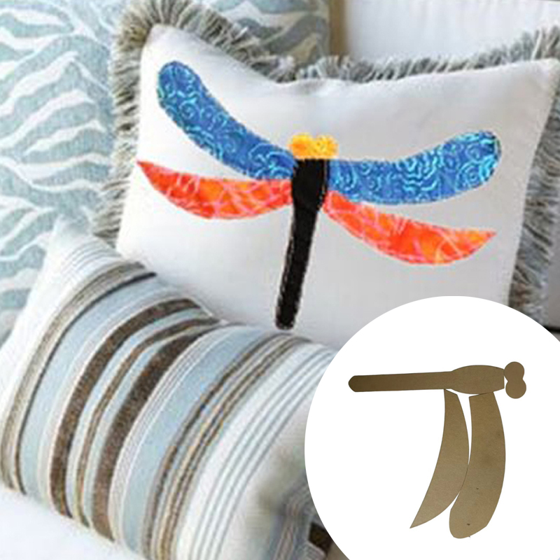 Embroidery Pattern - Dragonfly Quilting Template Transparent Sewing Pattern