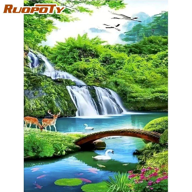 Embroidery Ideas For Bags - RUOPOTY Diamond Painting Kits For Adults