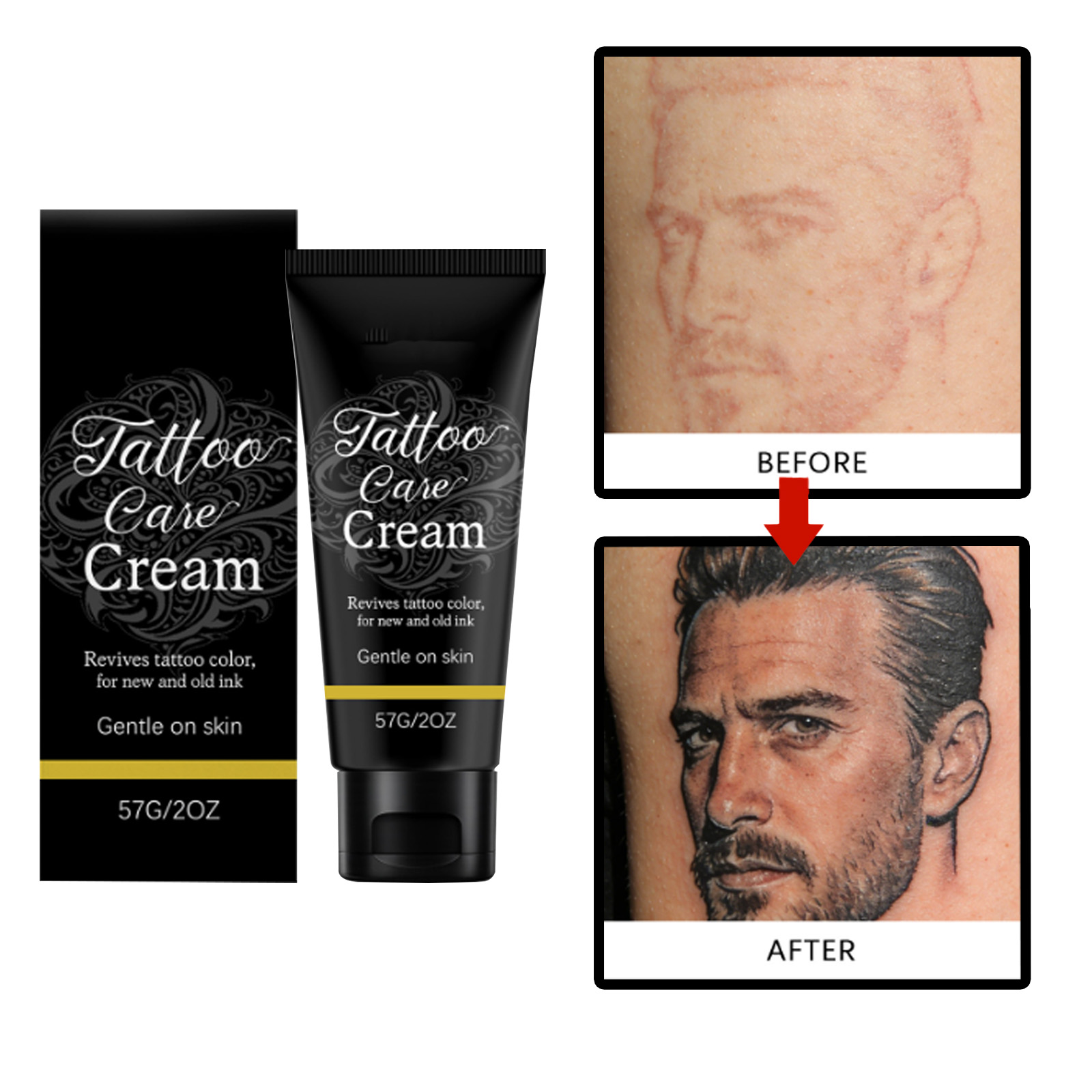 Embroidery Moisturizer - Tattoo Aftercare Cream，Color Fixing, Moisturizing, Skin
