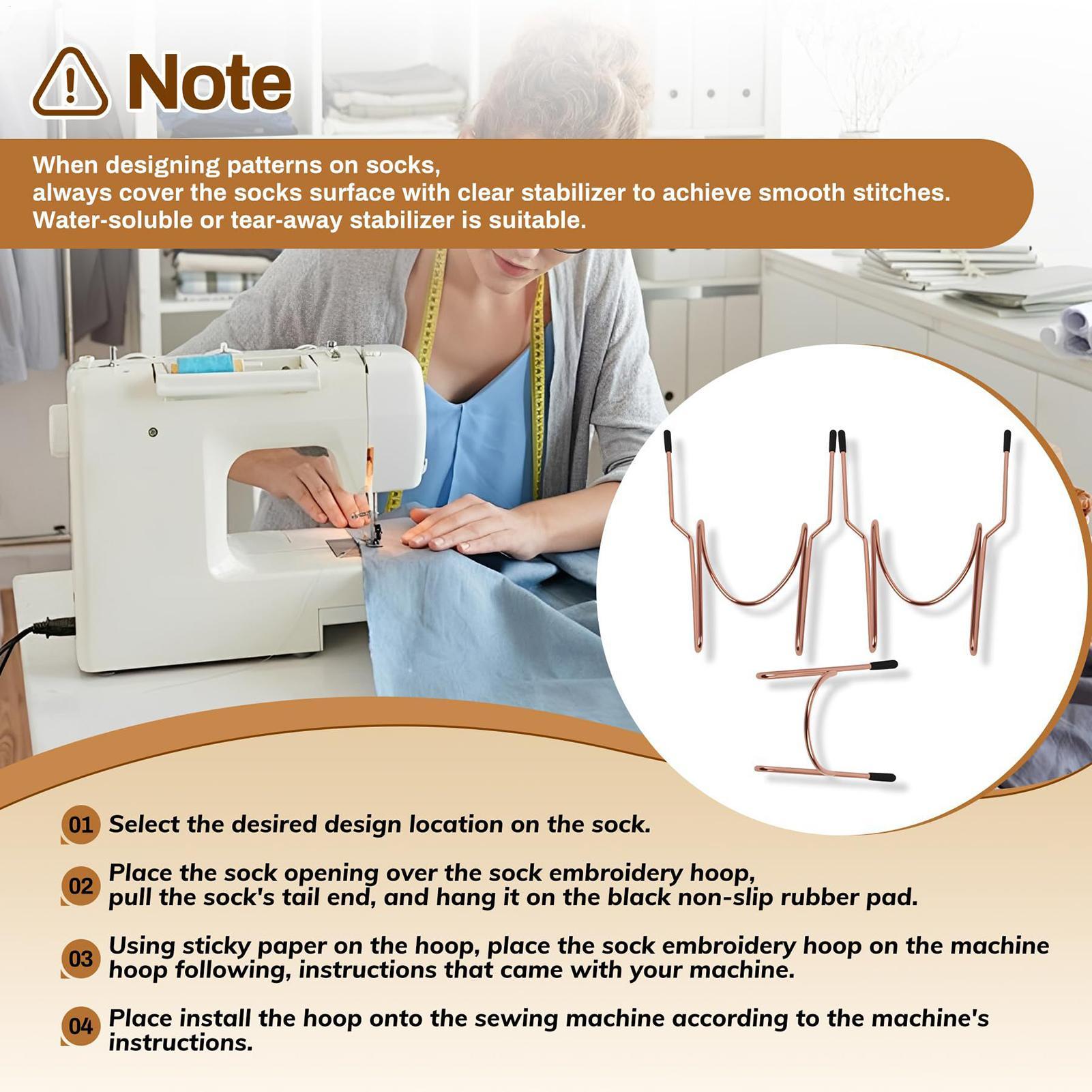 Embroidery Converter - Small Embroidery Hoop Portable Easy Socks