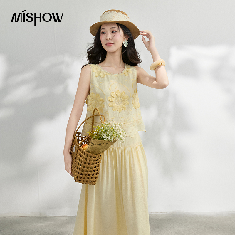 MISHOW French Floral Embroider - Embroidery Blouse review and price