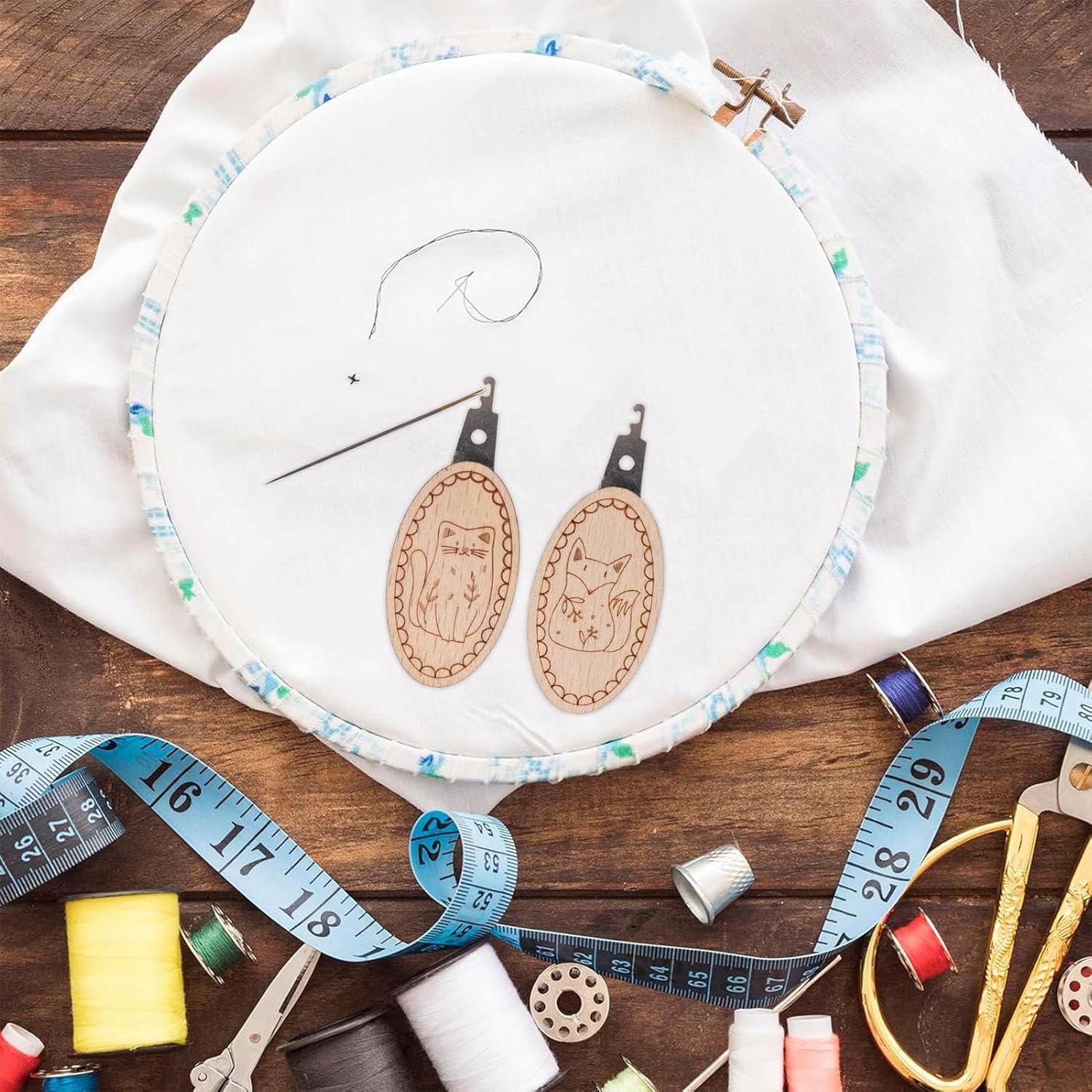 2pcs/set Needle Threaders Easy - Embroidery Converter review and price