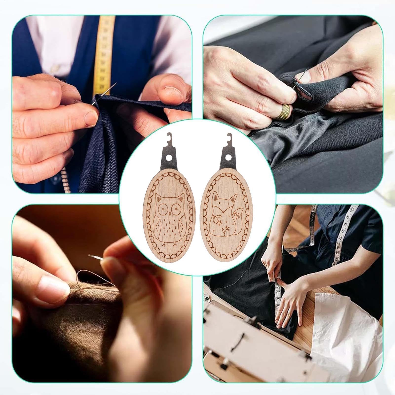 2pcs/set Needle Threaders Easy - Embroidery Converter review and price