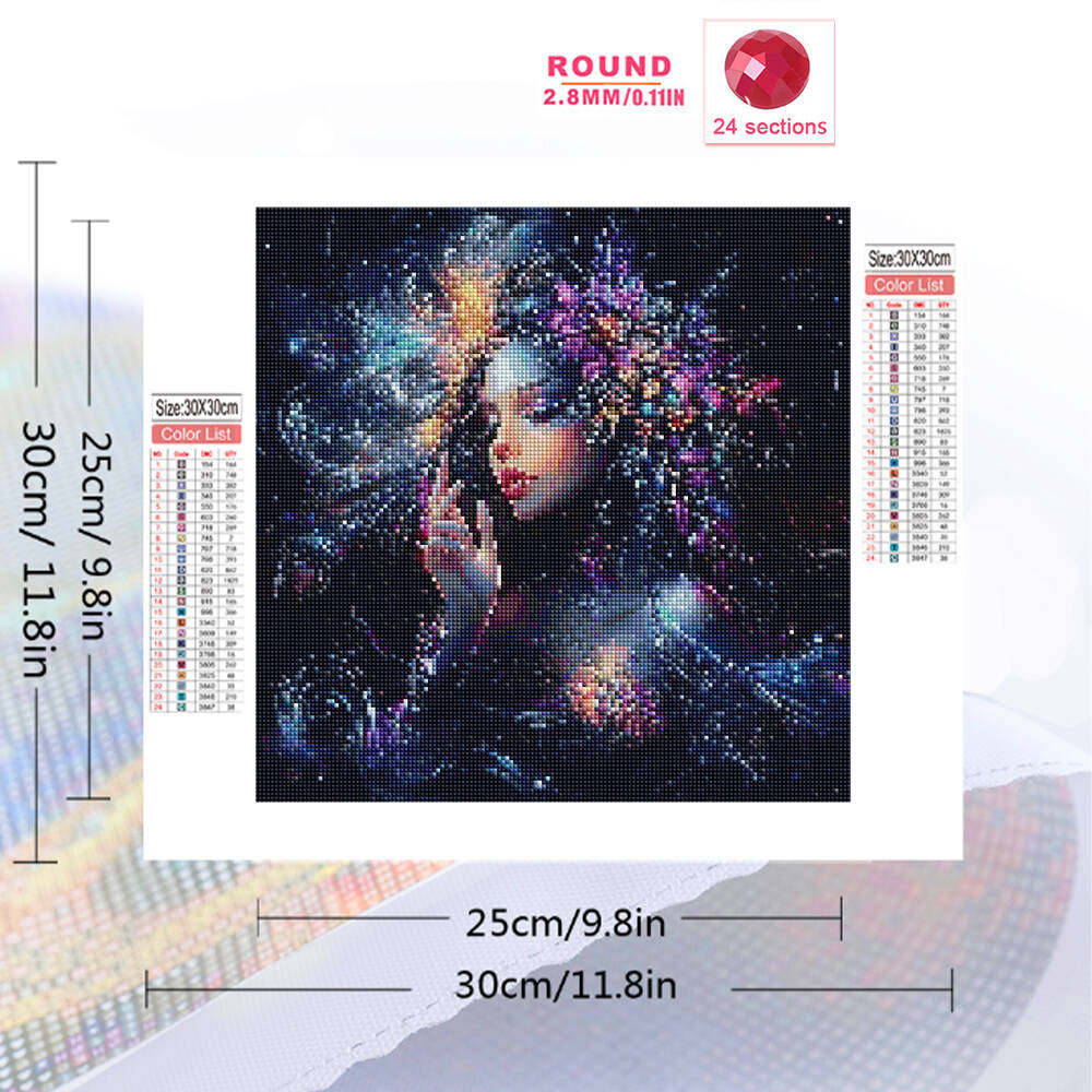 DIY Diamond Painting Woman Por - Embroidery Pattern review and price
