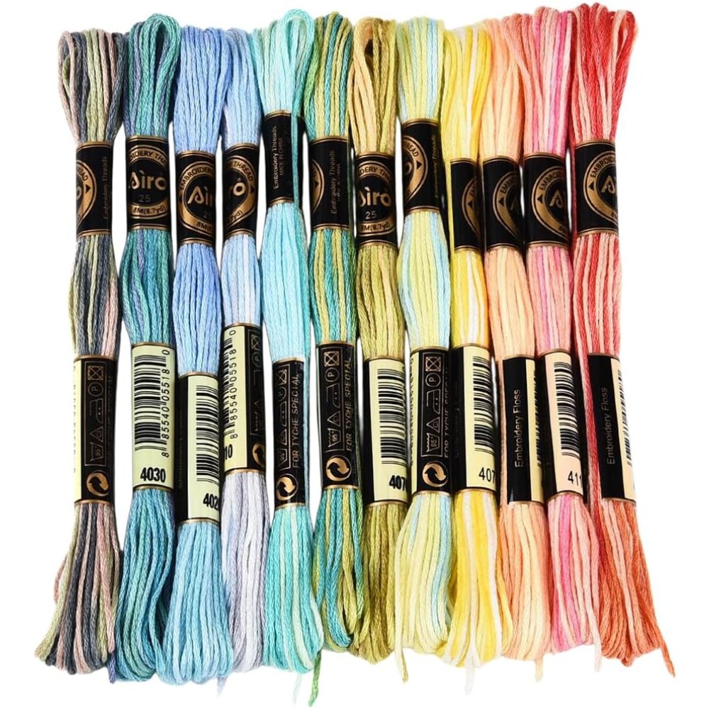 12 Skeins 105 Yards 6 Ply Vari - Embroidery Bracelet review and price