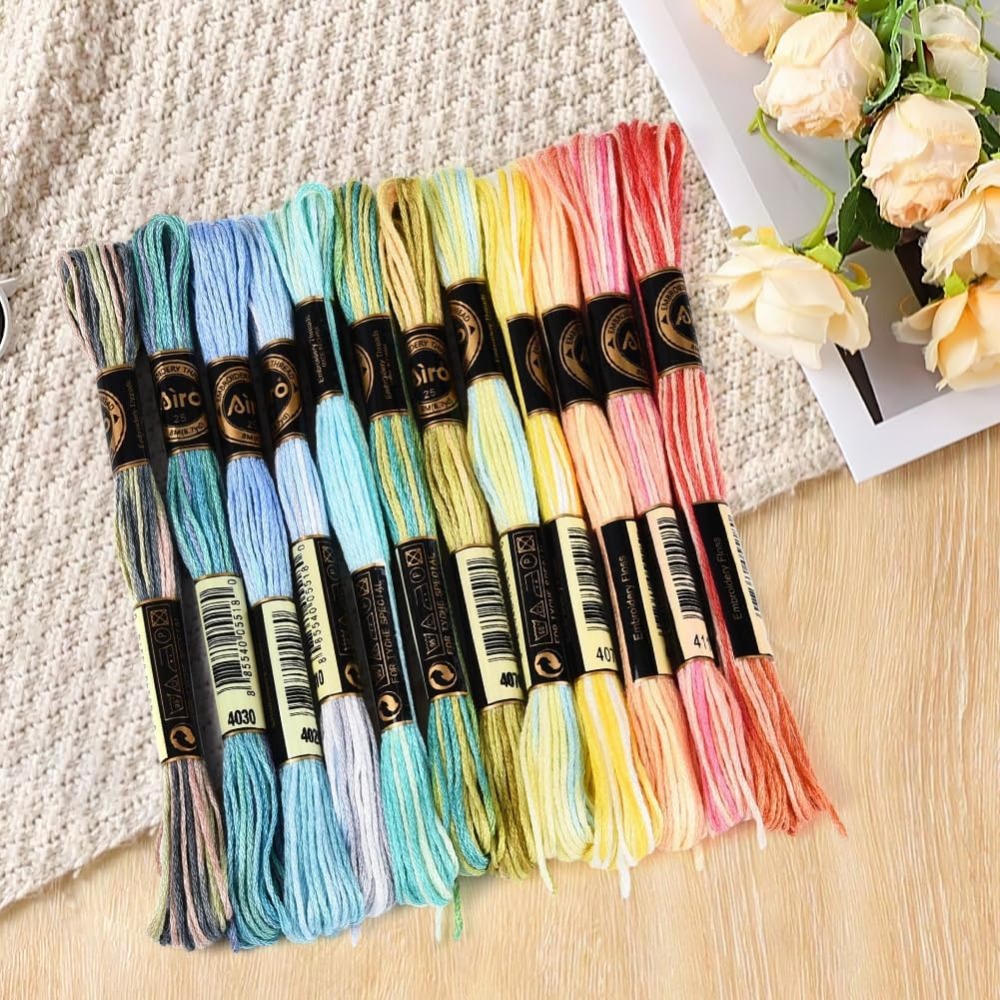 12 Skeins 105 Yards 6 Ply Vari - Embroidery Bracelet review and price