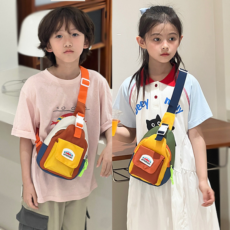 New Fashion Kids Chest Bag Uni - Embroidery Font review and price