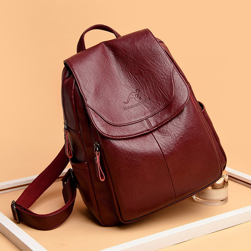 9 Color Women Soft Leather Bac - Embroidery Font review and price