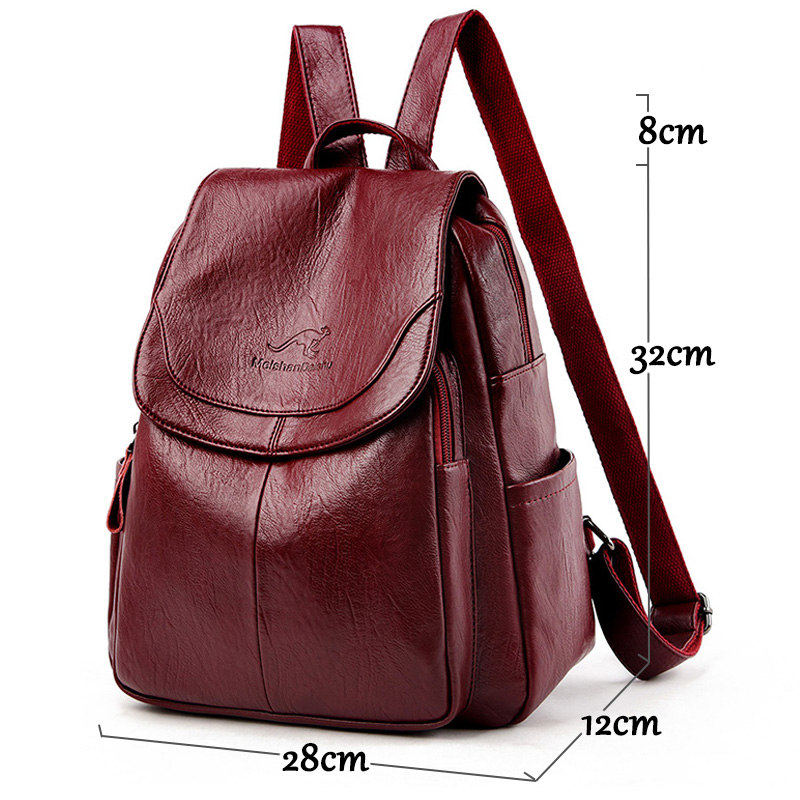 9 Color Women Soft Leather Bac - Embroidery Font review and price