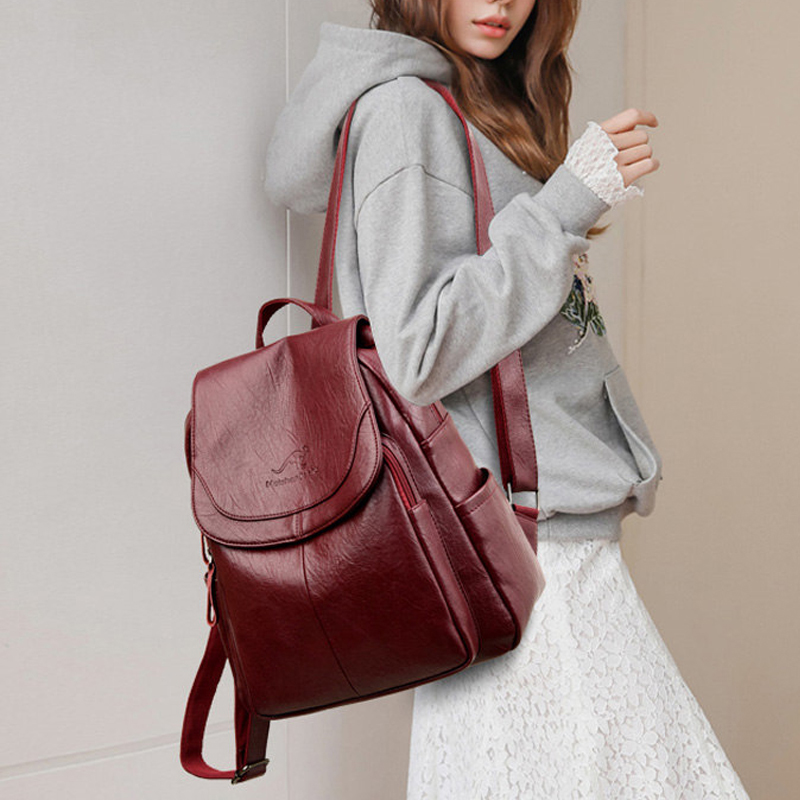 9 Color Women Soft Leather Bac - Embroidery Font review and price