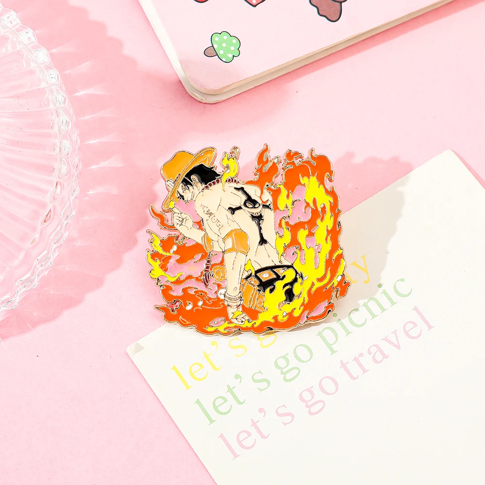 1 Pc Classics Anime Brooch Per - Embroidery Textile review and price