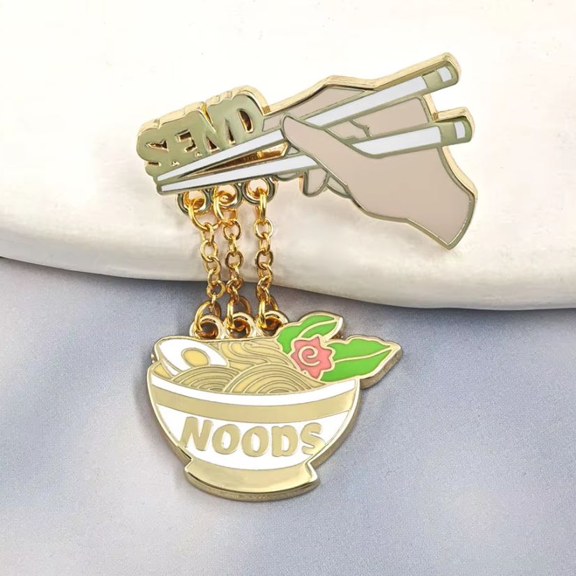 Send Noods Enamel Pin Funny Fo - Embroidery Bracelet review and price