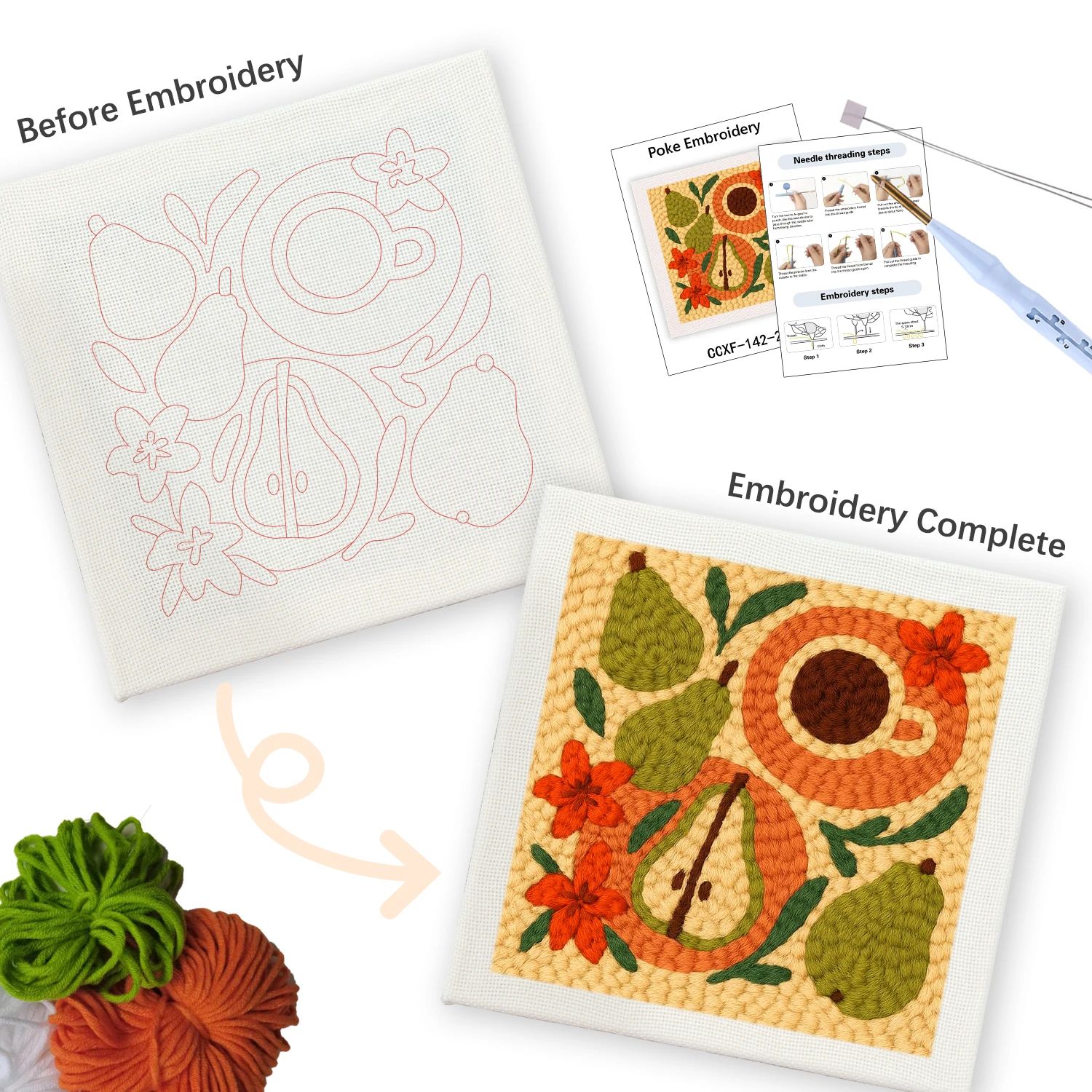 GATYZTORY Punch Needle Starter - Embroidery Ideas For Bags review and price