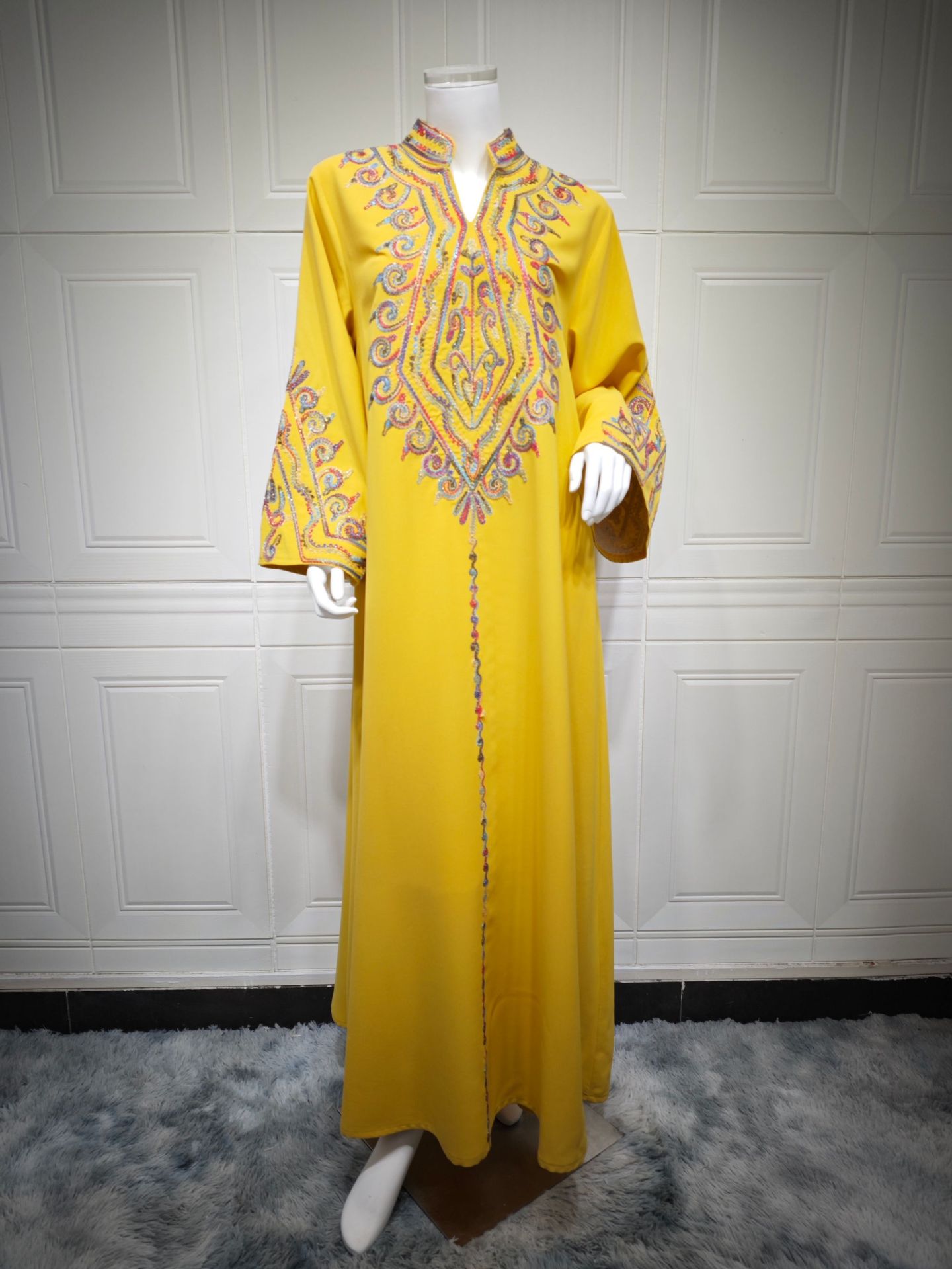 Zahraa Embroidered Gold Stampi - Embroidery Kebaya review and price
