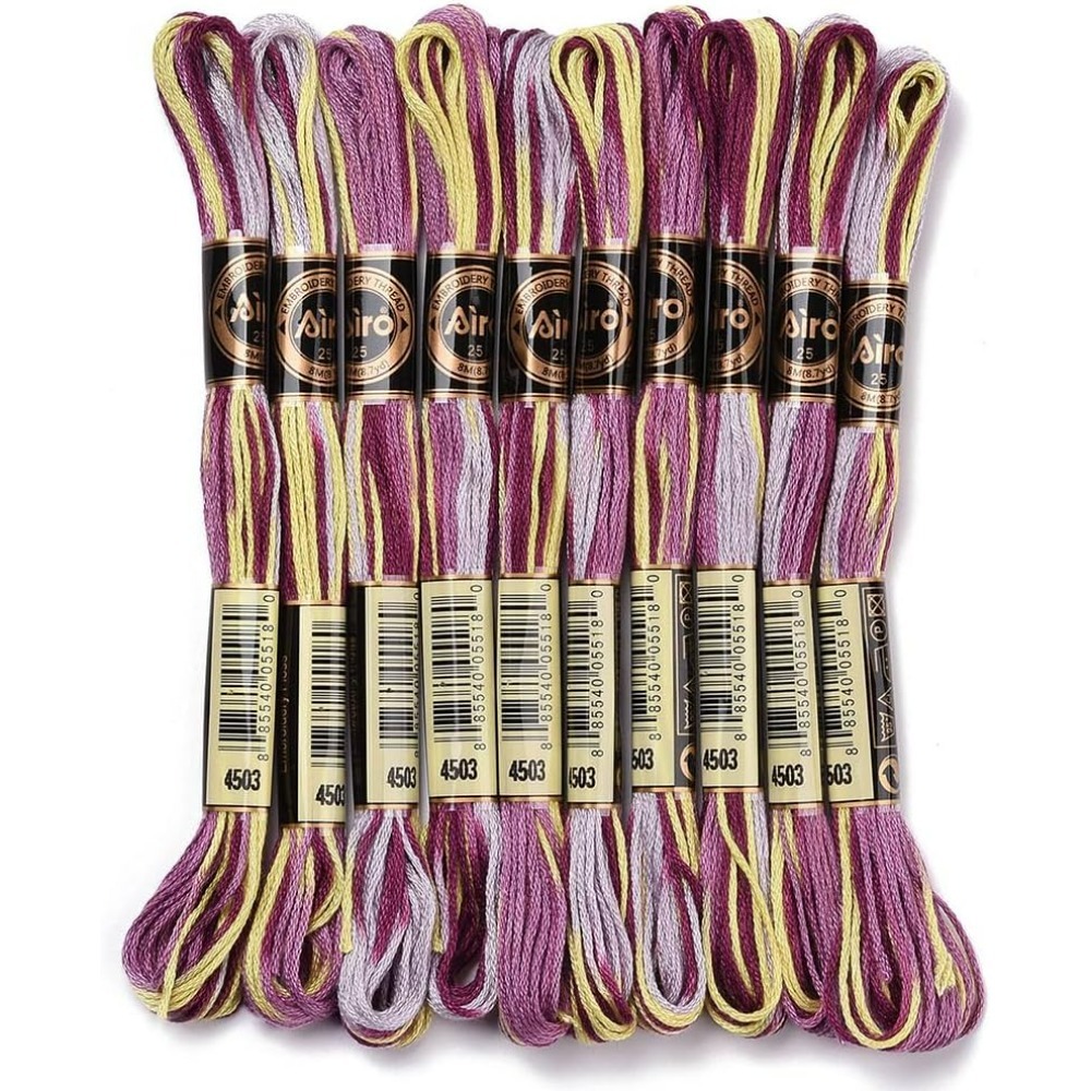 6 Strands Purple Variegated Em - Embroidery Bracelet review and price