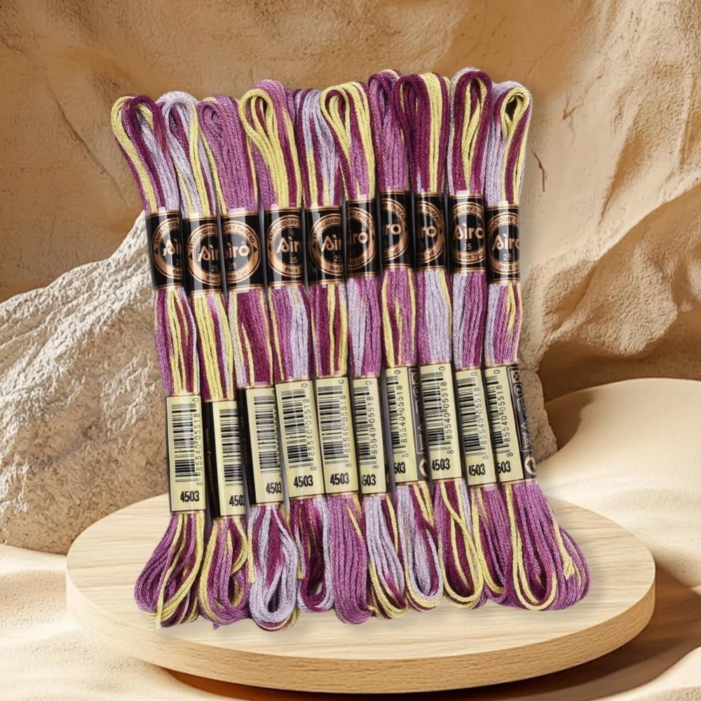 6 Strands Purple Variegated Em - Embroidery Bracelet review and price