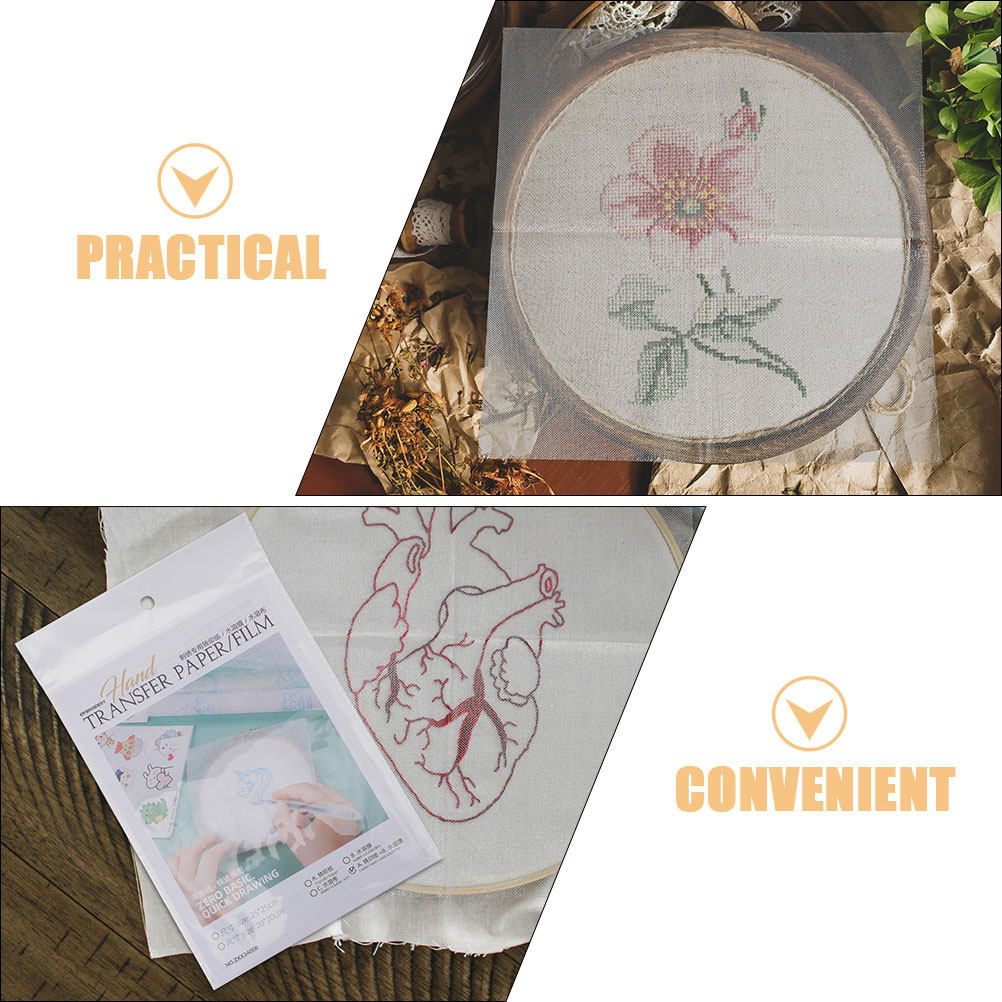 8 Pcs Diy Water Soluble Embroi - Embroidery Pattern review and price