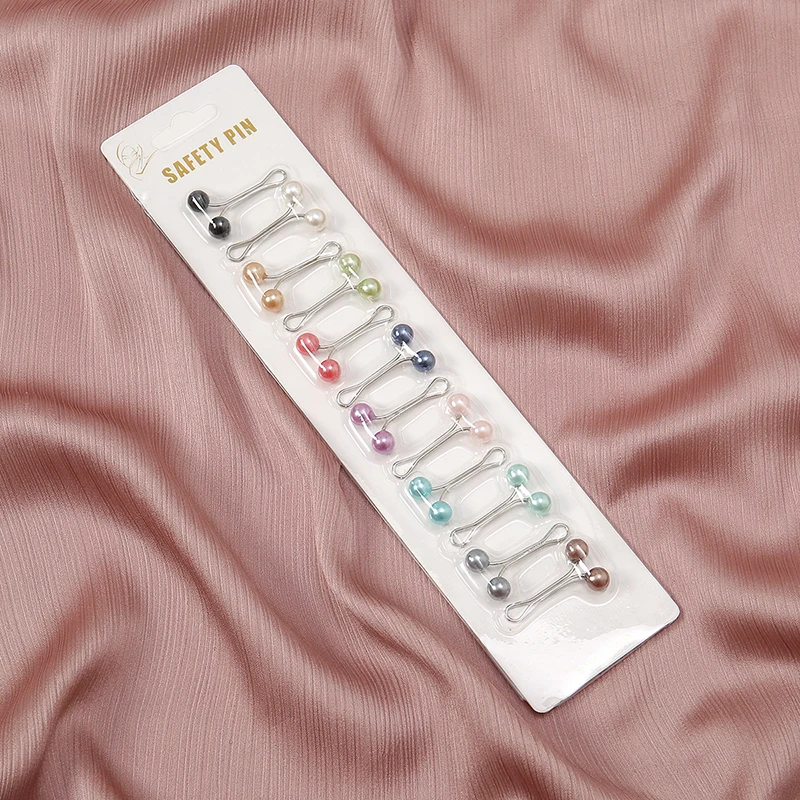 12pcs/Bag Muslim Hijab Pins Sc - Embroidery Hijab review and price