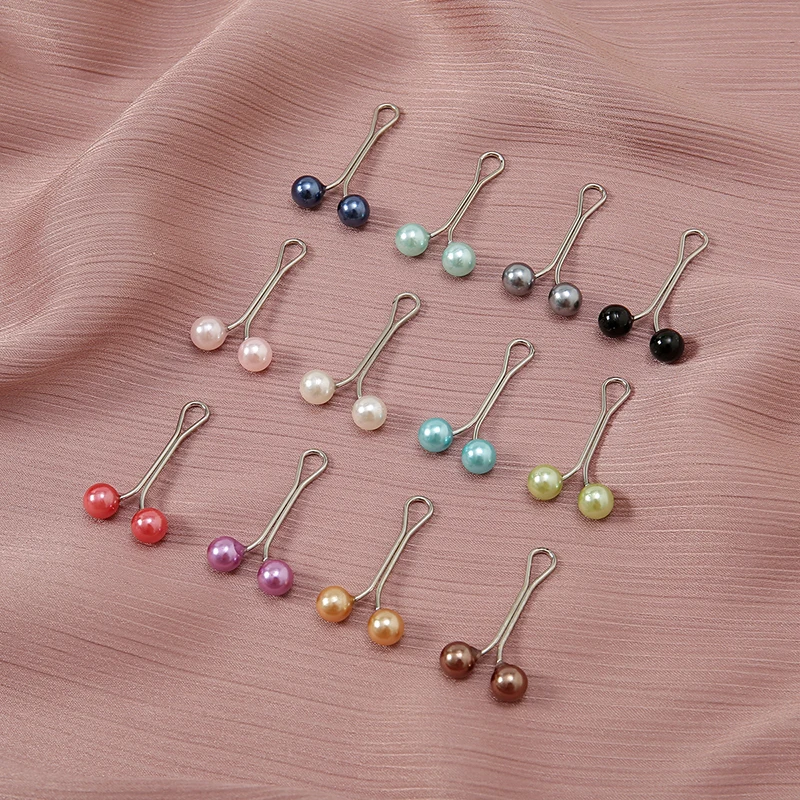 12pcs/Bag Muslim Hijab Pins Sc - Embroidery Hijab review and price