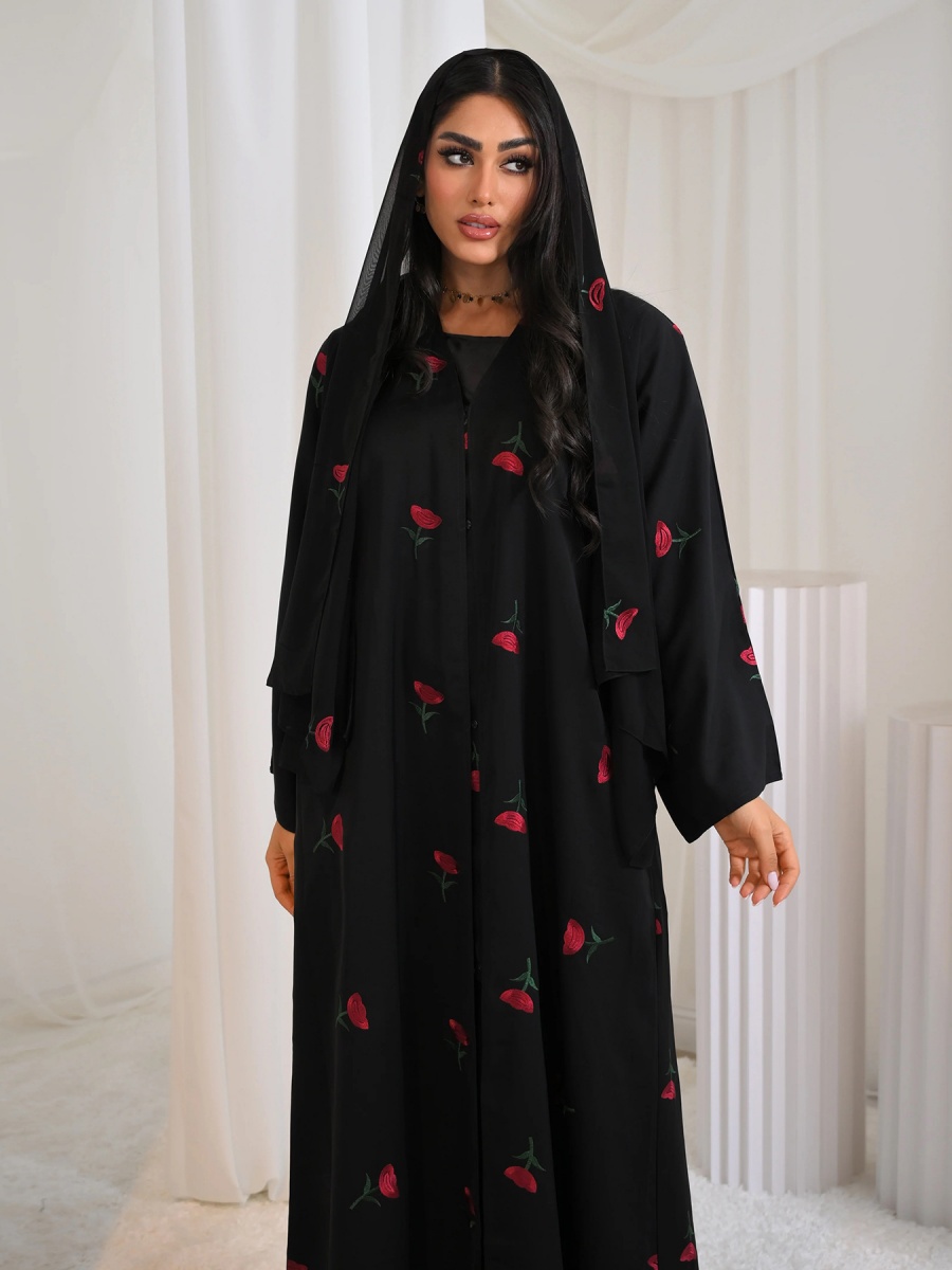 Women Middle East Arabic Dubai - Embroidery Kebaya review and price