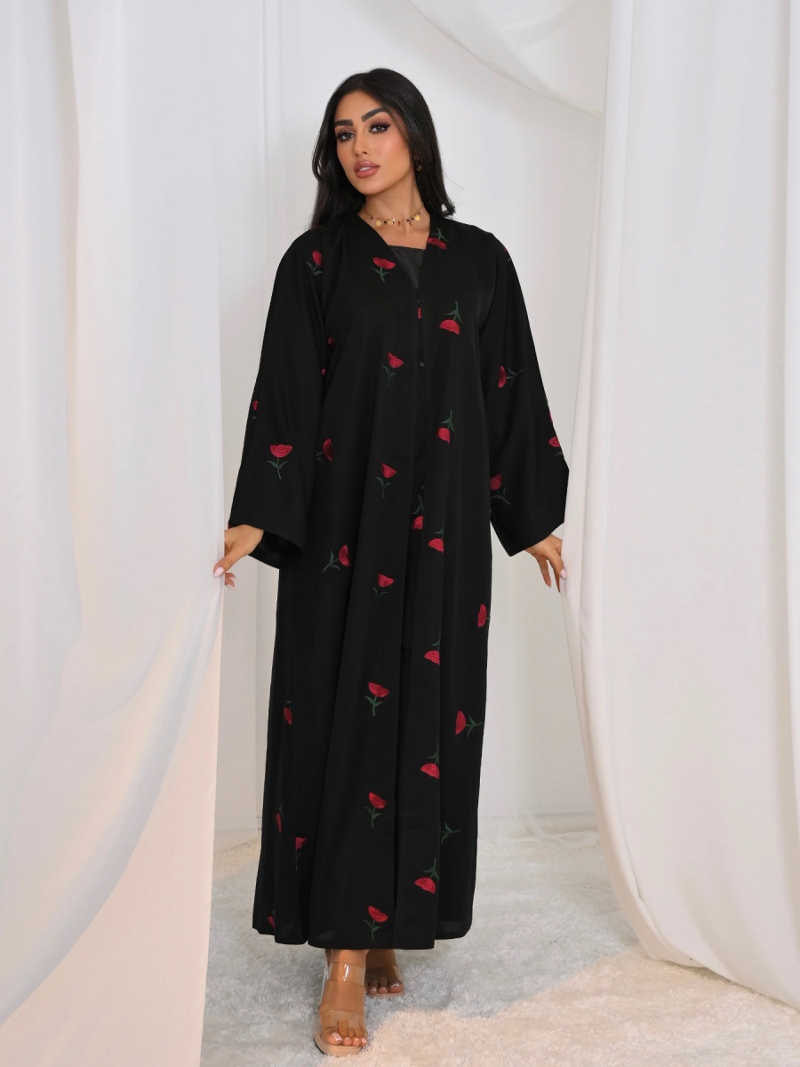 Women Middle East Arabic Dubai - Embroidery Kebaya review and price