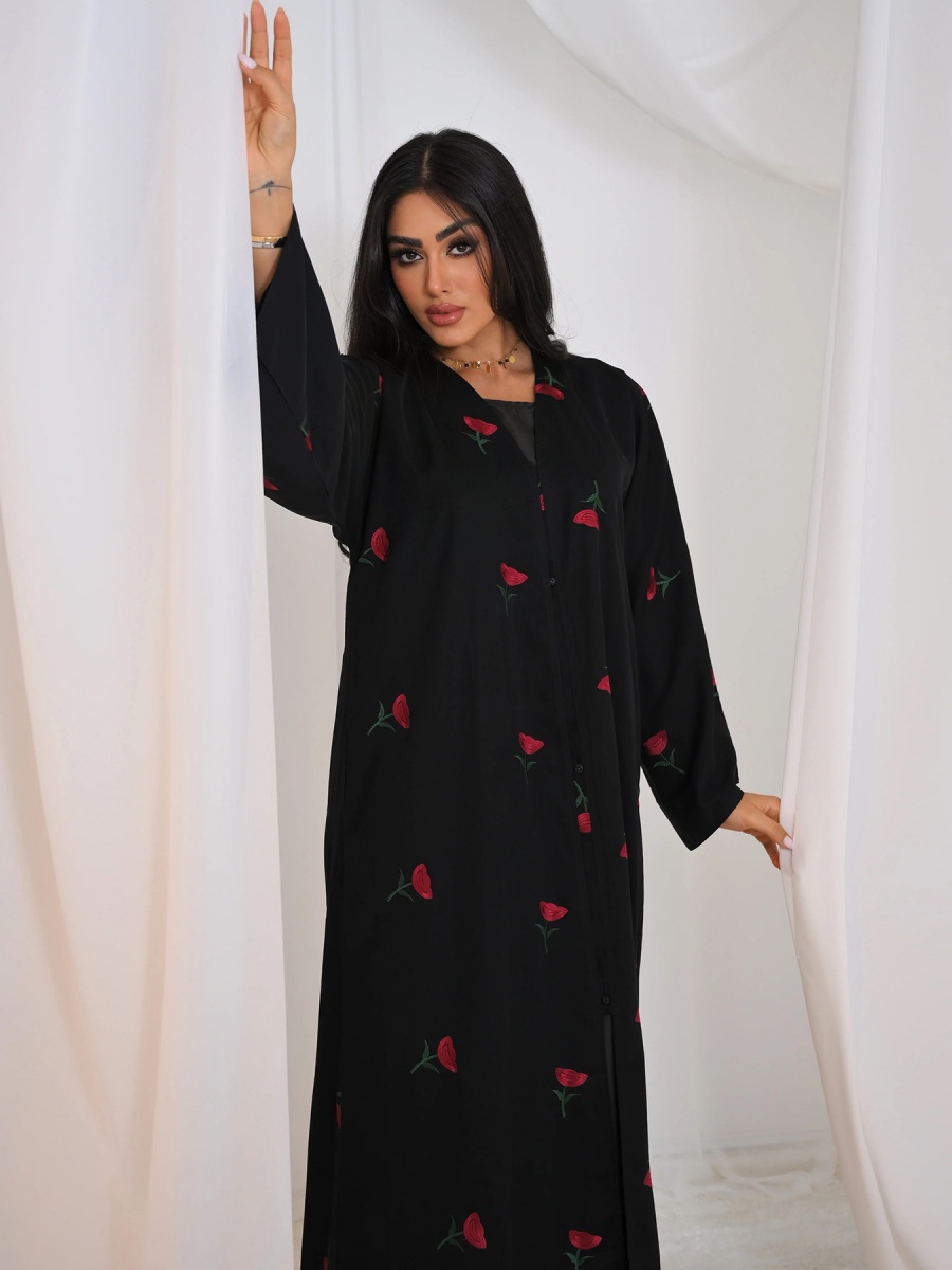 Women Middle East Arabic Dubai - Embroidery Kebaya review and price