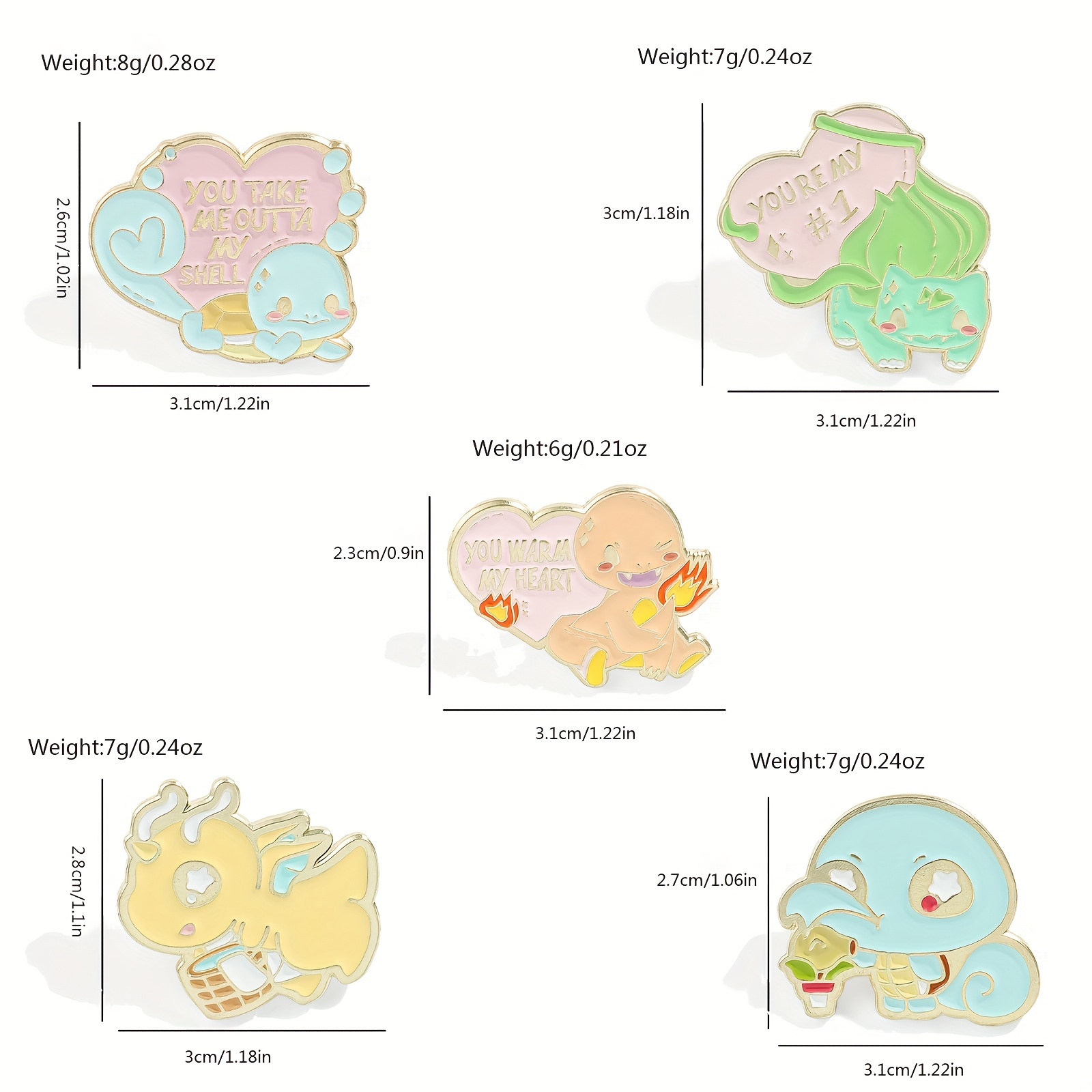 5 Pcs Cute Anime Brooch Person - Embroidery Textile review and price