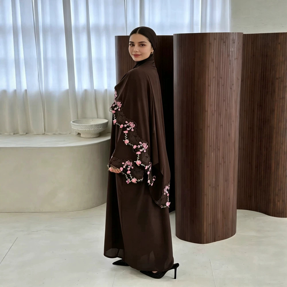 Eid Dress Women Muslim Abaya P - Embroidery Hijab review and price