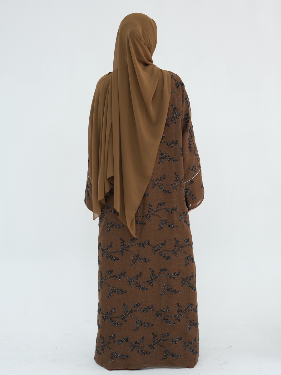 Muslim Women Dubai Abaya Luxur - Embroidery Kebaya review and price