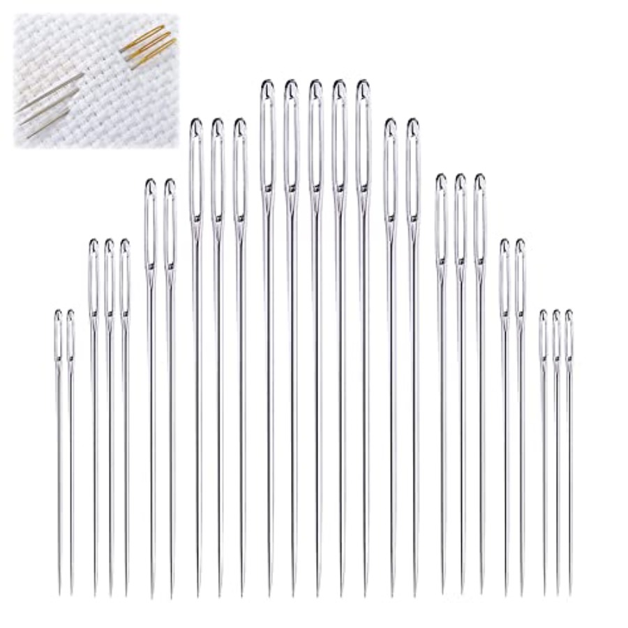 Large Eye Sewing Needles, Embr - Embroidery Needle review and price