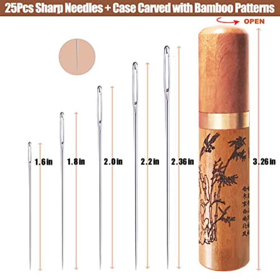 Large Eye Sewing Needles, Embr - Embroidery Needle review and price
