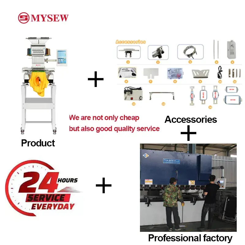 MYSEW MFS 1200 Industrial Auto - Embroidery Machine review and price
