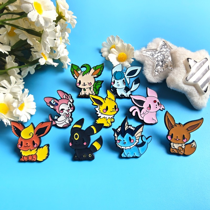 Hot 9 Pcs Anime Elf Brooch Set - Embroidery Textile review and price