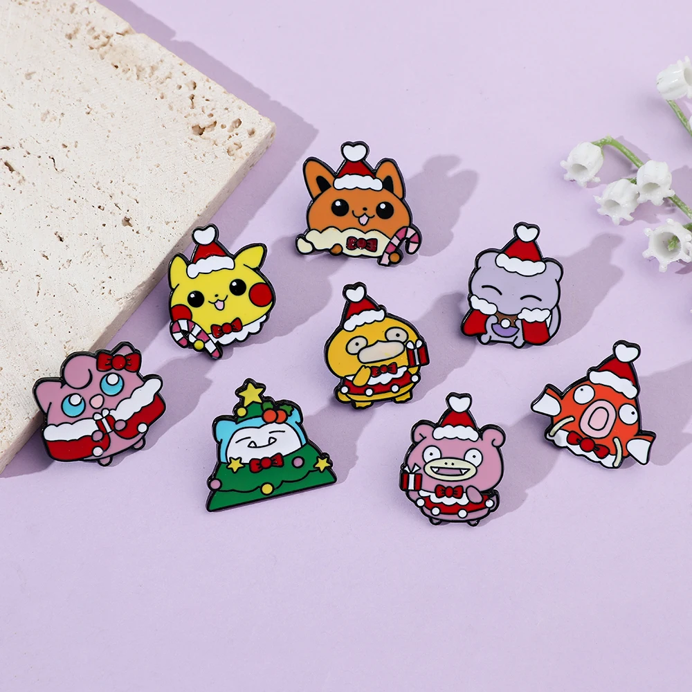 8 Pcs Christmas Slowpoke Brooc - Embroidery Textile review and price