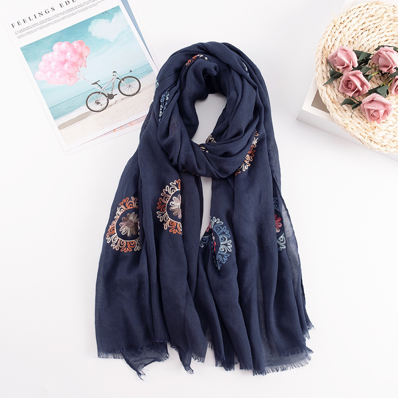 Many Colours Ethnic Embroidery - Embroidery Hijab review and price