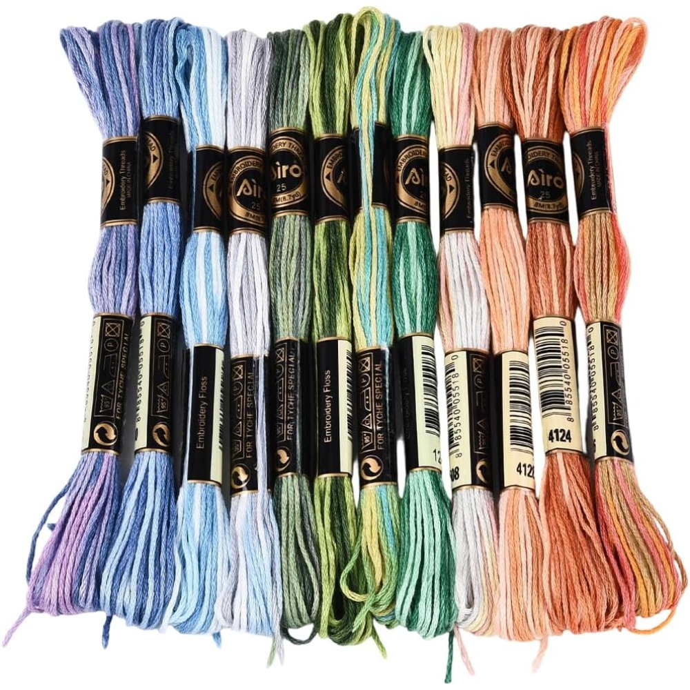 12 Skeins 105 Yards Cross Stit - Embroidery Bracelet review and price