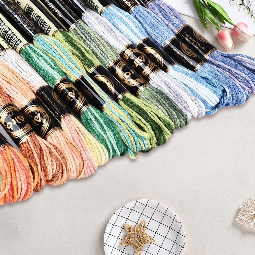 12 Skeins 105 Yards Cross Stit - Embroidery Bracelet review and price