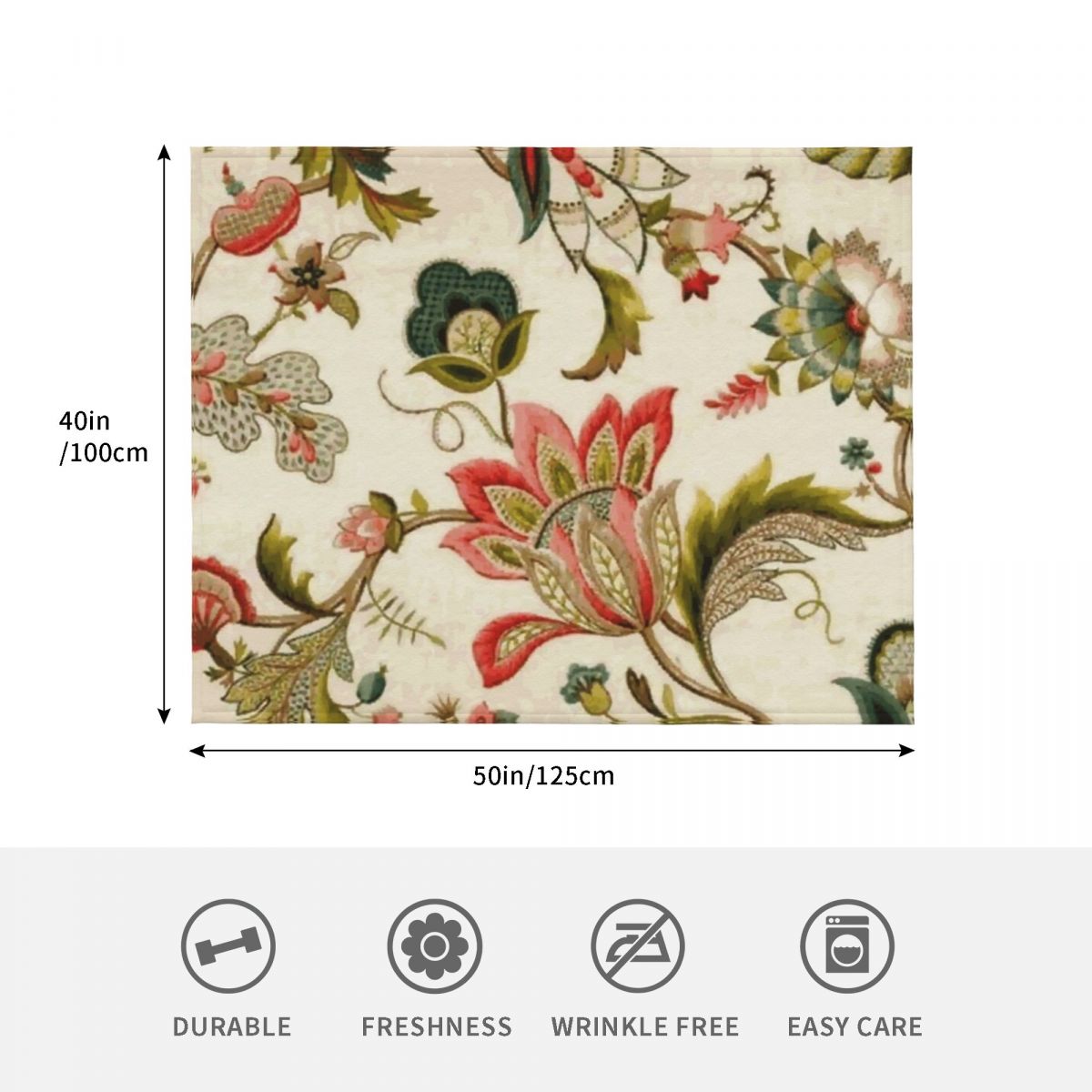 Jacobean Floral Crewel Embroid - Embroidery Vector review and price