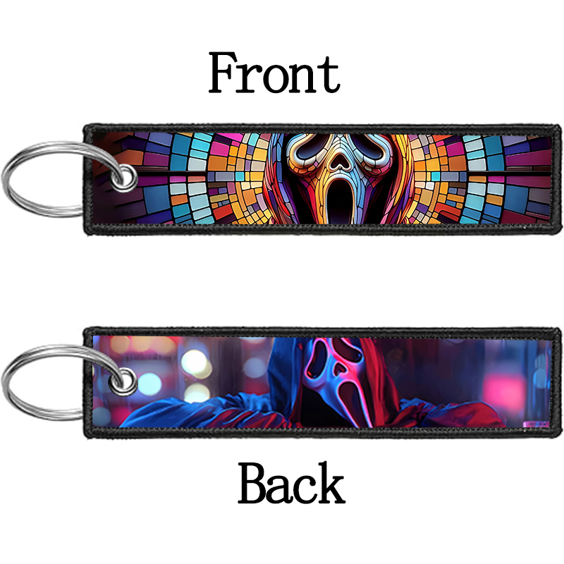 GHOST FACE Key Chain for Men W - Embroidery Frame review and price