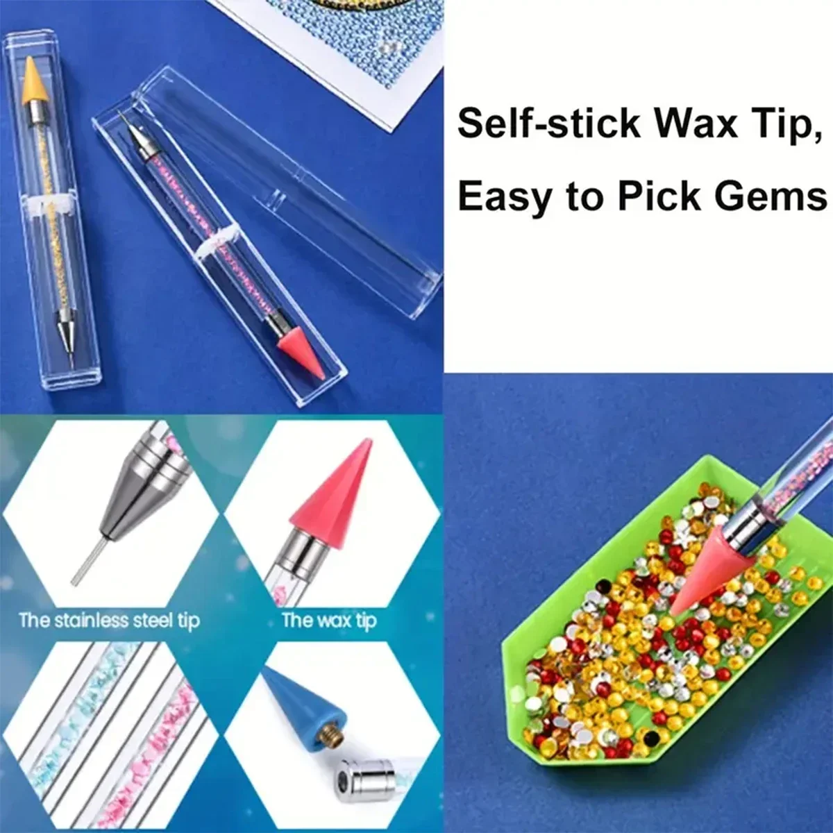 Waxless Diamond Painting Tool, - Embroidery Artwork review and price