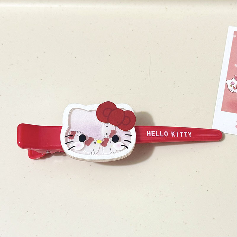 Hello Kitty Hair Clip Shaker B - Embroidery Red review and price