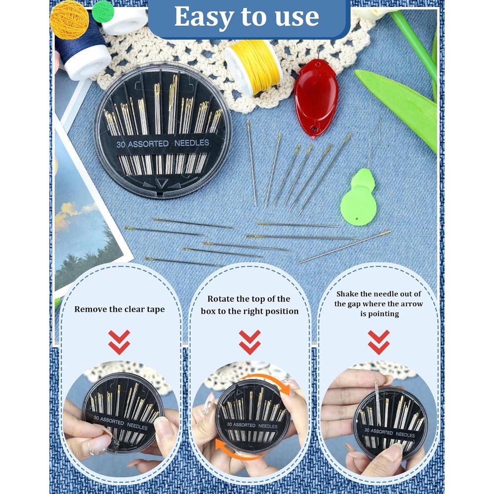 30-Count Steel Hand Sewing Nee - Embroidery Needle review and price