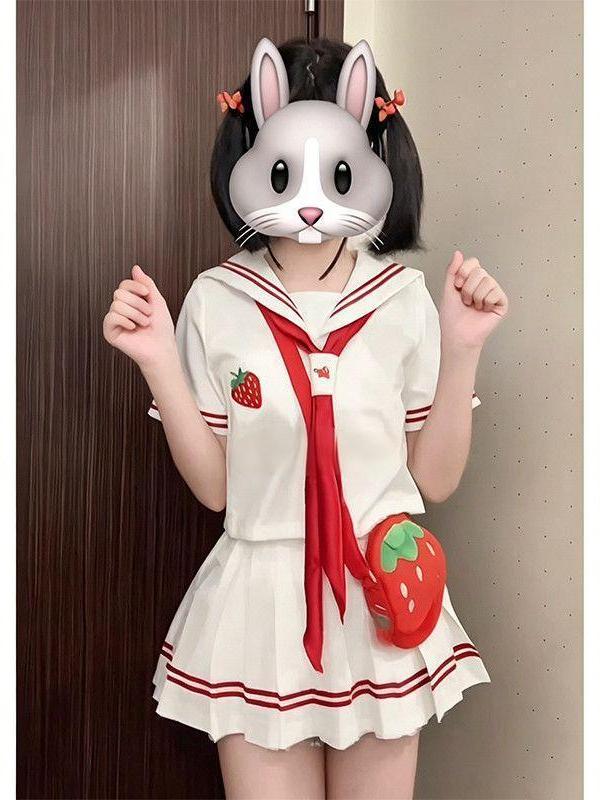 2026 Anime JK Uniform Strawber - Embroidery Red review and price
