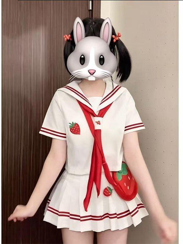2026 Anime JK Uniform Strawber - Embroidery Red review and price